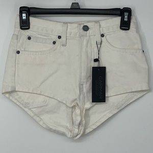 CARMAR DENIM WHITE SHORTS SIZE 24